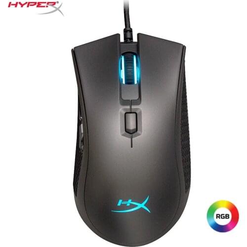 Kingston Mouse HyperX Gaming Wired Mice DPI 16000 RGB Lighting Professional Gaming Mouse Pixart 3389 Computer Mouse