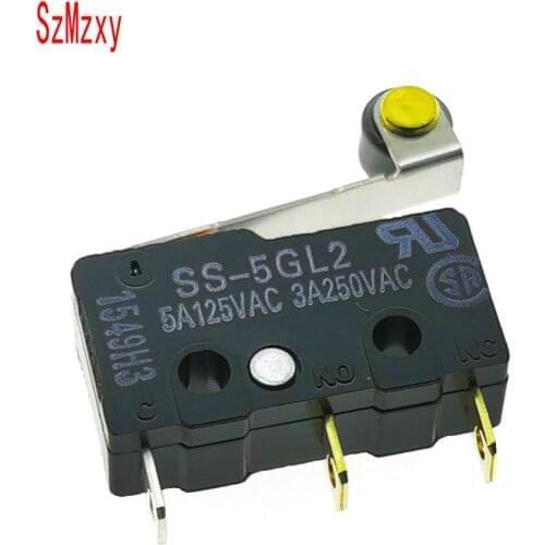 NEW Microswitch SS-5GL2 Touch switch SS-5 Hinge Roller Lever SPDT 3Pin Subminiature Basic Limit Switch