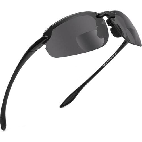 JULI Bifocal Sunglasses for Women Men Presbyopia Reading Eyeglasses Classic Square Sun Glasses With Diopters +2.0 +2.5 8001