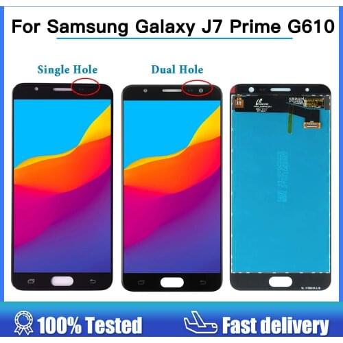 Original LCD For Samsung Galaxy J7 Prime LCD Screen SM- G610 G610F G610M G610 LCD Display Screen Touch Screen Digitizer Assembly