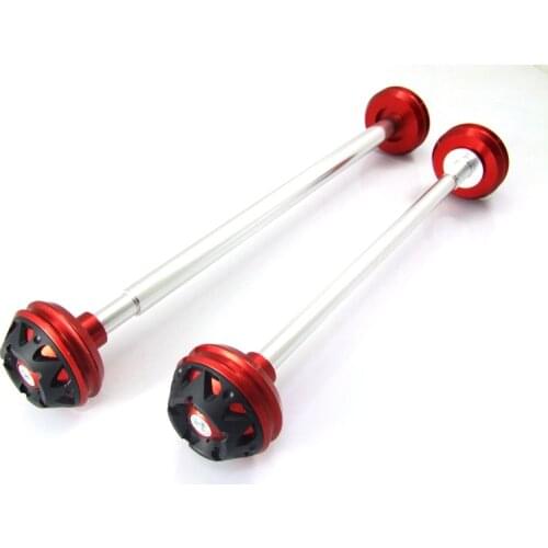 Motorcycle Front Rear CNC Wheel Axle Fork Crash Protector Slider Stand Screw For YAMAHA R1 2009 2010 2011 2012 2013