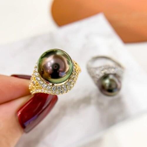 New Gorgeous 925 Sterling Silver Adjustable Finger Ring Base Settings Findings Jewelry Parts Fittings Accessories for Beads