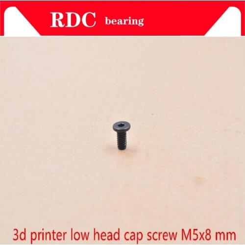 3d printer screw low head cap screw M5 screw 6mm 8mm 10mm 15mm 20mm 25mm 30mm 35mm 40mm carbon steel