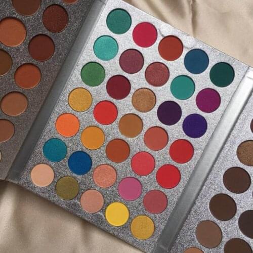 1pc Beauty Glazed 63Color Natural Matte Eyeshadow Palette Makeup Glitter Pigment Smoky Palette Waterproof Cosmetics EyeShadow