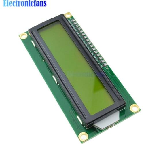 1602 16X2 LCD Module IIC I2C TWI S I Serial Interface Yellow LCD Display 1602 16 X 2 Character for Arduino Controller
