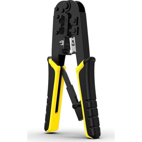 8p 6p Telephone Network Rj45/12 Crystal Head N568r Dual Function Ratchet Net Cable Pliers