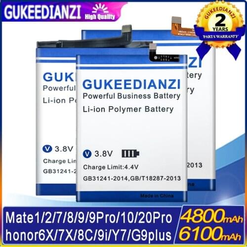 Battery for Huawei Mate 1 2 7 8 9 10 20 S Lite Pro/honor 6X 7X 8C 9i/Y7 Y9 Prime 2017 Phone Battery HB356687ECW HB386483ECW