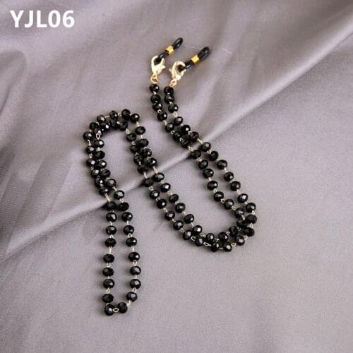 Sunglasses Masking Chains For Women Acrylic Pearl Crystal Eyeglasses Chains Lanyard Cute 2021 New Fashion Jewelry Gift