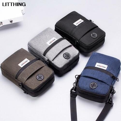 Mens Messenger Bag Crossbody Shoulder Bags Men Small Sling Pack Waterproof Oxford Packs For Work Business Travel Satchel Purse