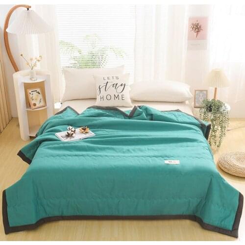 Soft Summer Quilt Breathable NEW Blanket Super Soft Premium Cotton Quilt Blanket Queen King Size Air Conditioning