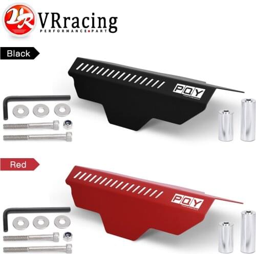 New High Quality Assurance Alternator Pulley & Belt Cover for Subaru WRX & STi 02-17 Red/Black