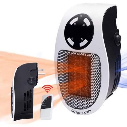 500W Portable Electric Heater Winter Mini Fan Space Heater Desktop Household Wall Handy Heating Stove Radiator Warmer Machine