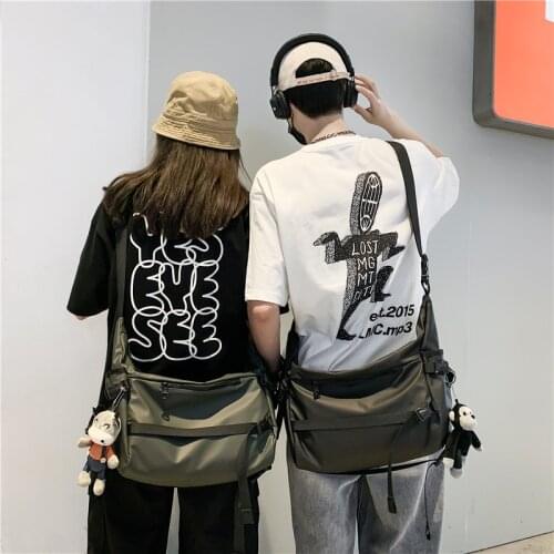 Fashion Solid Color Mens And Womens Large Capacity Tote Shoulder Crossbody Bags Luxury Brand Oxford Waterproof Sacoche Homme