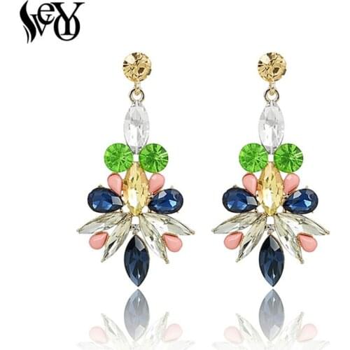 VEYO Classic Jewelry Rhinestone Crystal Drop Earring For Women Hot Sale High Quality