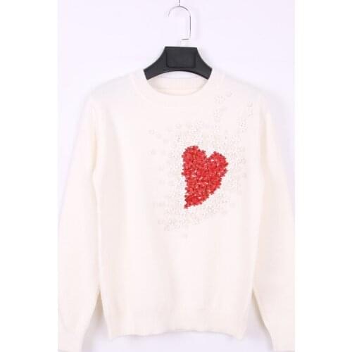 Women Knitted Sweater Fashion Tops O-Neck Solid White Pullover Casual Jumper Vintage Jersey Long Sleeve Korean Lady Clothing ins