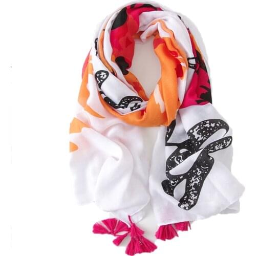 2021 Luxury Brand Spring Summer Versatile Sun-resistant Shawl Long Silk Scarves Cotton Scarf high quality women fashion