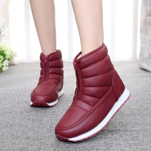 2021 Fashion warm plush winter boots women shoes casual shoes woman solid snow boots waterproof ladies shoes women ankle boots