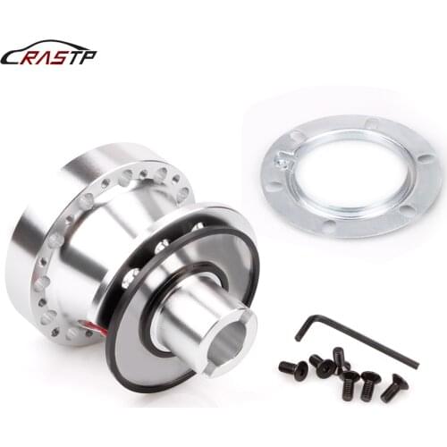RASTP-1 Pcs Racing Aluminum Steering Wheel Adapter Hub For Honda Civic EK EX 96-11 RS-QR014-EK