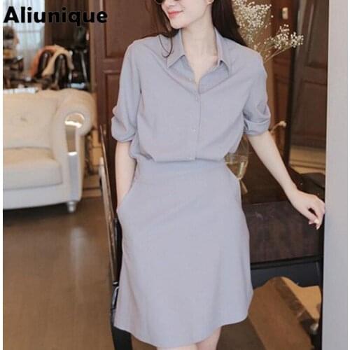 Aliunique Solid Summer Dresses