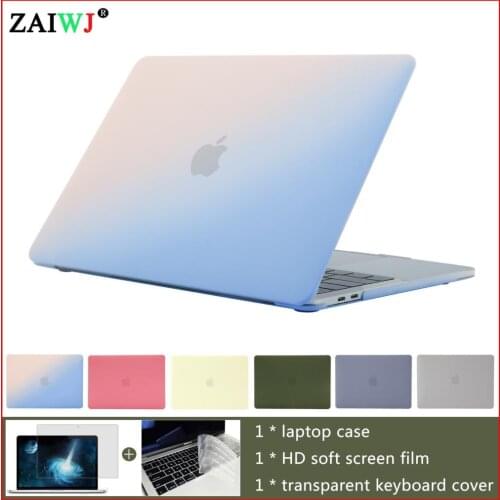 Laptop Case For MacBook Air 13.3 11 A2179 A2337 2020 M1 Chip Pro Retina 13 12 15 16 Inch Touch Bar ID A2338 A2251 A2289 Cover