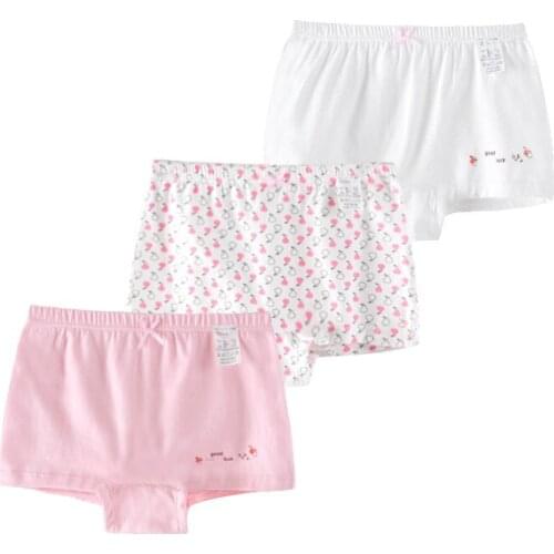 Kids 100% Pure Cotton Toddler Girl Underwear Panties Infant Girls Baby Underpants For Children Cute High-quality Panties