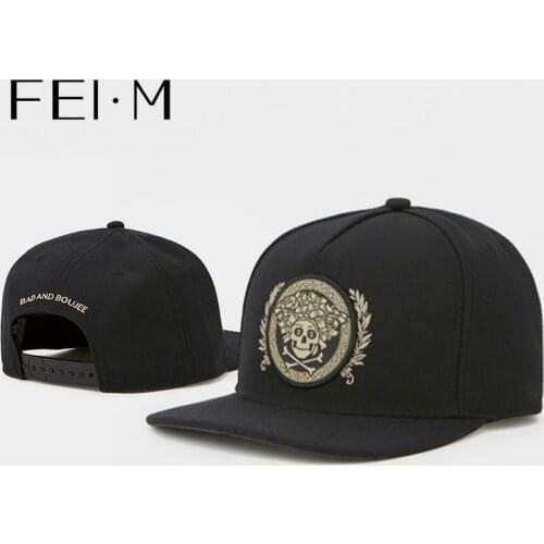 FEI M Fashion BADUSA Adjustable Snapback Cap Black Medusa Baseball Cap Outdoor Adult Casual Sports Sun Basketball Hat 4