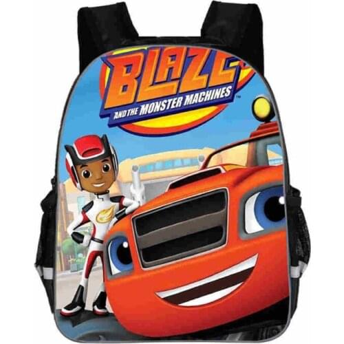 Hot Cartoon Blaze and Glory Kids School Bags Fashion Backpacks Children Schoolbag for Boys Bookbag