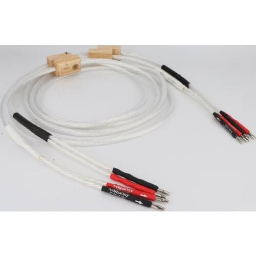 Hi-end Odin2 Speaker cable Silver Plated Loudspeaker cable Rhodium plated banana terminal hifi audio speaker Cord