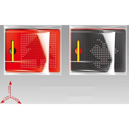 Compact Education Drawing Toys For Children Magnetic Tablet Magnet Pad Drawing Board Magnetic 380 Steel Beads Ball Kids Toy