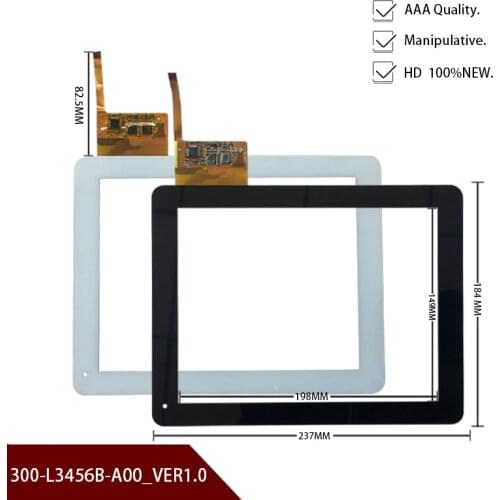 9.7 INCH 300-L3456B-A00_VER1.0 tablet pc New Capacitive touch screen panel Digitizer Glass 300 L3456B A00 VER1.0 Free shipping