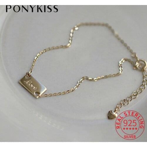 Golden Bracelets PONYKISS China