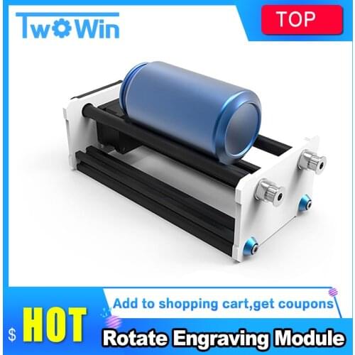 Rotate Engraving Module A3 Laser Engraver Y Axis DIY Update Kit with Step Replacement for Column Cylinder Engraver
