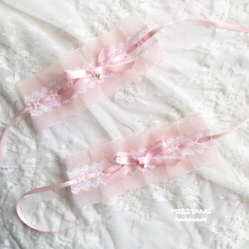 Hand cuff lolita pink hairpin hair lace pyrazole sweet little love sweet lolita wristbands deserve to act the role of cuff