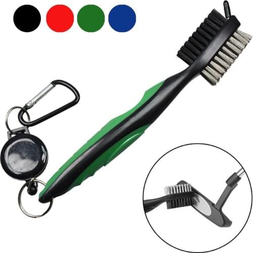 Golf Club Brush Golf Groove Cleaning Brush 2 Sided Golf Putter Wedge Ball Groove Cleaner Kit Cleaning Tool Gof Accessories
