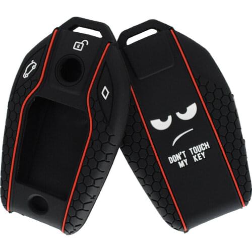 For BMW LCD Display Silicone Skin Cover Case Key Fob Case Remote 7 Series X3 X5 6 Smart Remote Holder Protector