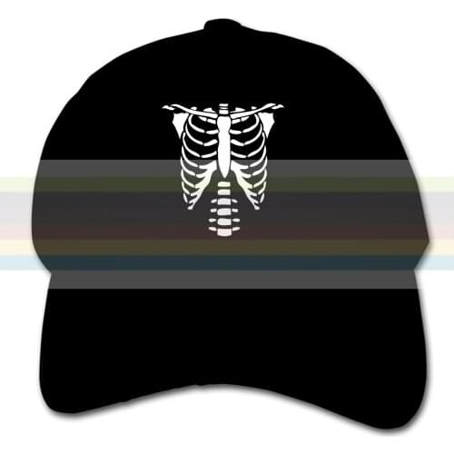 Skeleton Chest Childrens baseball cap. Adjustable childrens cap. Travel cap outdoor