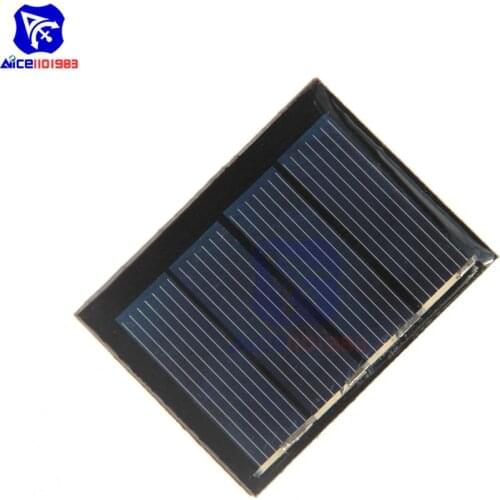 Diymore 2V 115mA Solar Panel 0.23W 50*38mm for Solar Lamp Toys Chargers