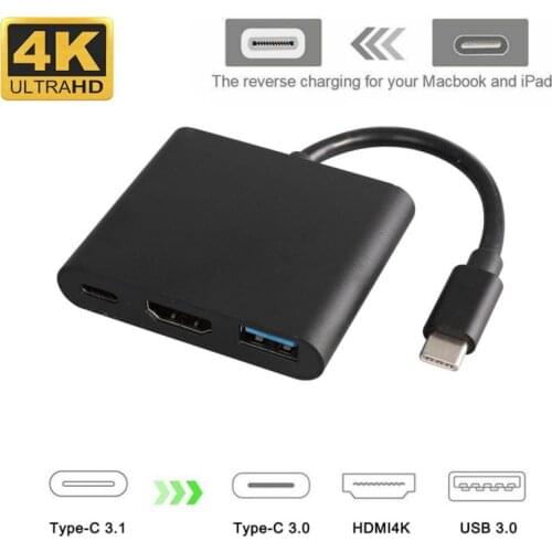 Type-C To HDTV Adapter USB 3.0 4K High Speed Charging Converter Support 4Kx2K HDMI for Nintendo Switch for MacBook Pro