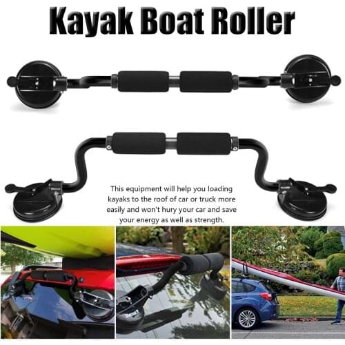 Universal Heavy Duty Kayak Roof Rack for Boat, Surfboard, Boat Lifter Suction Cup Holder for Mounting Kayaks and Canoe Tops