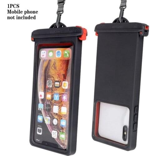 Full Protection Anti-falling Waterproof Mobile Phone Bag Swimming Diving Phone Case Holder Underwater Seal Snowproof Touchscreen
