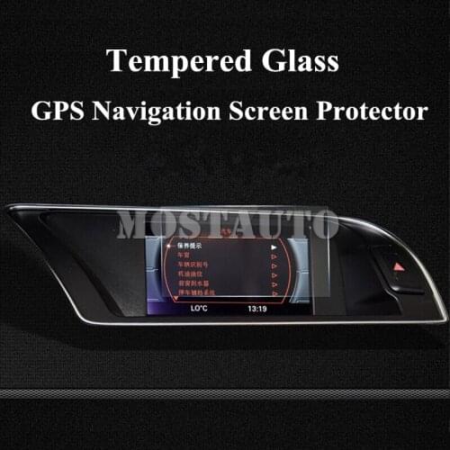 Audi A4 A5 S5 7.0 Inch Tempered Glass GPS Navigation Screen Protector For 2008-2015 1pcs Car Accessories Interior Car Decor