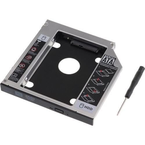 12.7mm SATA 2nd SSD HDD Caddy for ASUS N46 N53 N56 K45 A45 G75 K40IN K40 K50 K50I K50IJ K52F K60 Hard Disk Drive Caddy