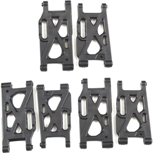 3 Pair Plastic Front/Rear Swing Arm RC Suspension Arm Replacement Accessories Spare Parts Fit for WLtoys 144001 1/14 RC Drift Ca