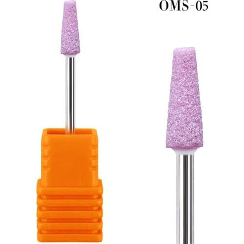 5 type Rubber Nail Drill Bit Abrasives Router Bits Diamond Milling Cutter Nail Tool Electric Manicure Drill Accessories