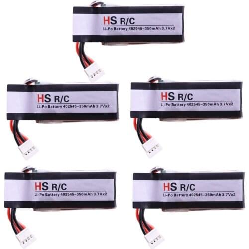 7.4V rechargeable Lipo Battery 402545 for UDI U819 U819A U945A U919A RC Helicopter 3D Flip Drone RC toys Spare Parts 7.4V 350mah