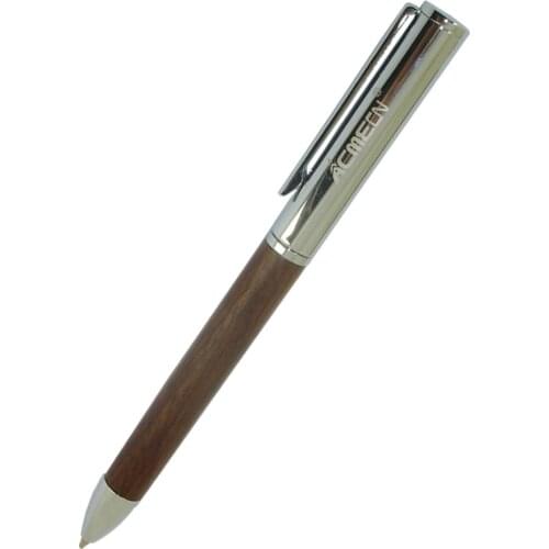 ACMECN Newest Metal Black Ball Pen with Checker Pattern MB style Crystal Logo Brand Ballpoint Pen Luxury Gifts for Men