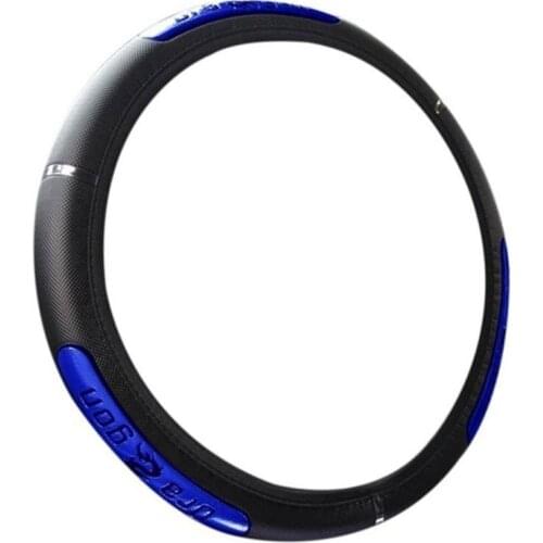 Reflective PU Leather Steering Wheel Cover Soft Universal Anti-Slip Waterproof Auto Interior Decoration Car-Styling Auto Product