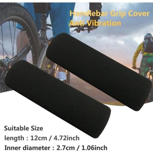 2pcs Motorcycle Handlebar Cover 2.7cm Foam Anti Vibration Comfort Handlebar Grip Cover Motorcycle bicycle accessories