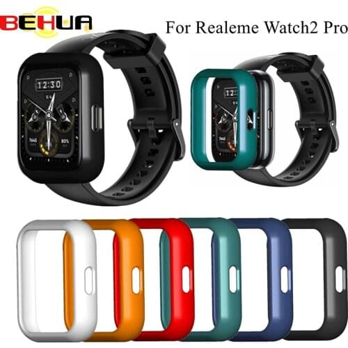BEHUA PC Case for Realme Watch 2 Cover Protector Hard Shell Ultra-thin Frame for Xiaomi Realme Watch2 Pro Smartwatch Case Bumper