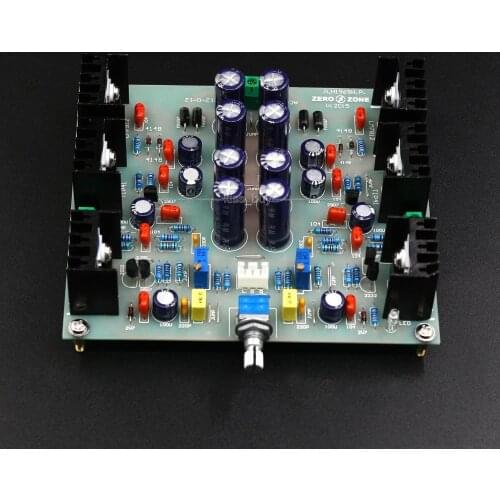 JLH HOOD 1969 Single-ended Class A Headphone Amplifier Small Power Amplifier Pre-amp DIY KITS